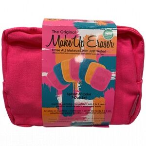 The Original MakeUp Eraser Splash Of Color 7 Day Set, Laundry & Cosmetic Bag NWB